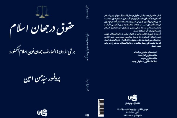 کتاب «حقوق در جهان اسلام» اثر سید حسن امین